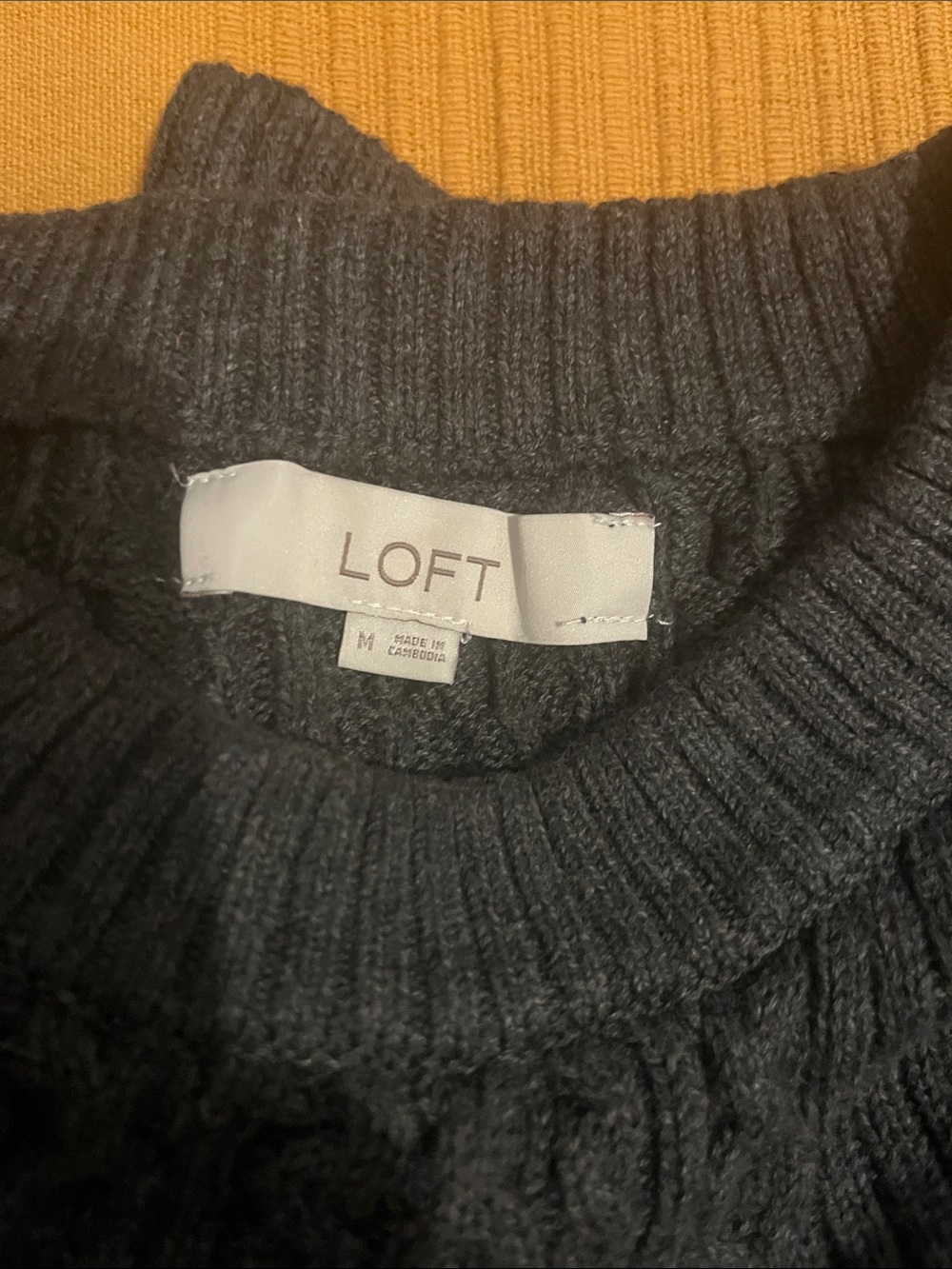 Loft Ribbed Cable Sweater - Picture 5 of 6